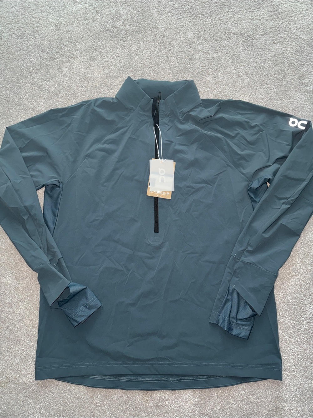 On Running Men's Stone Half-Zip Lightweight Jacket